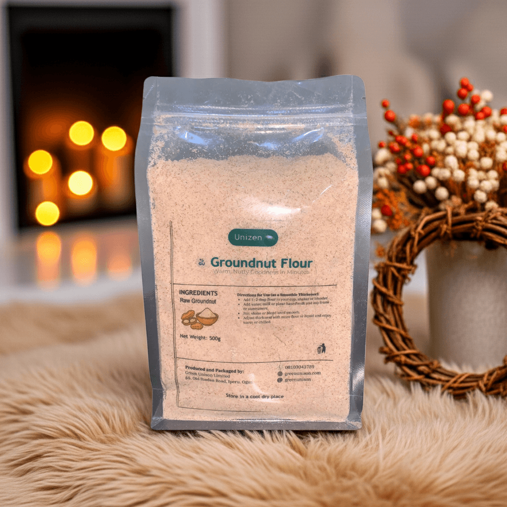 Carefully dried GU groundnuts on Wool