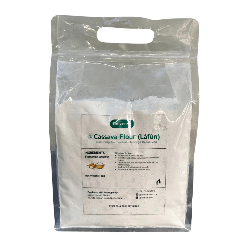 Lafun in a Pouch with White Background