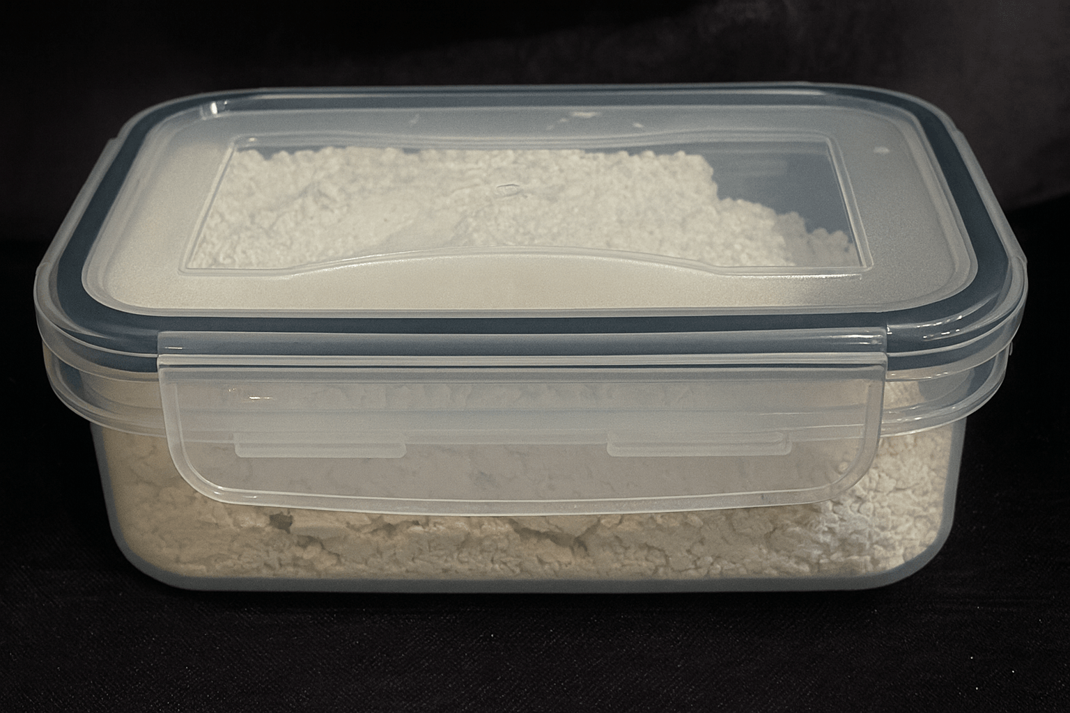 Pap powder 1kg in a short food-grade storage container