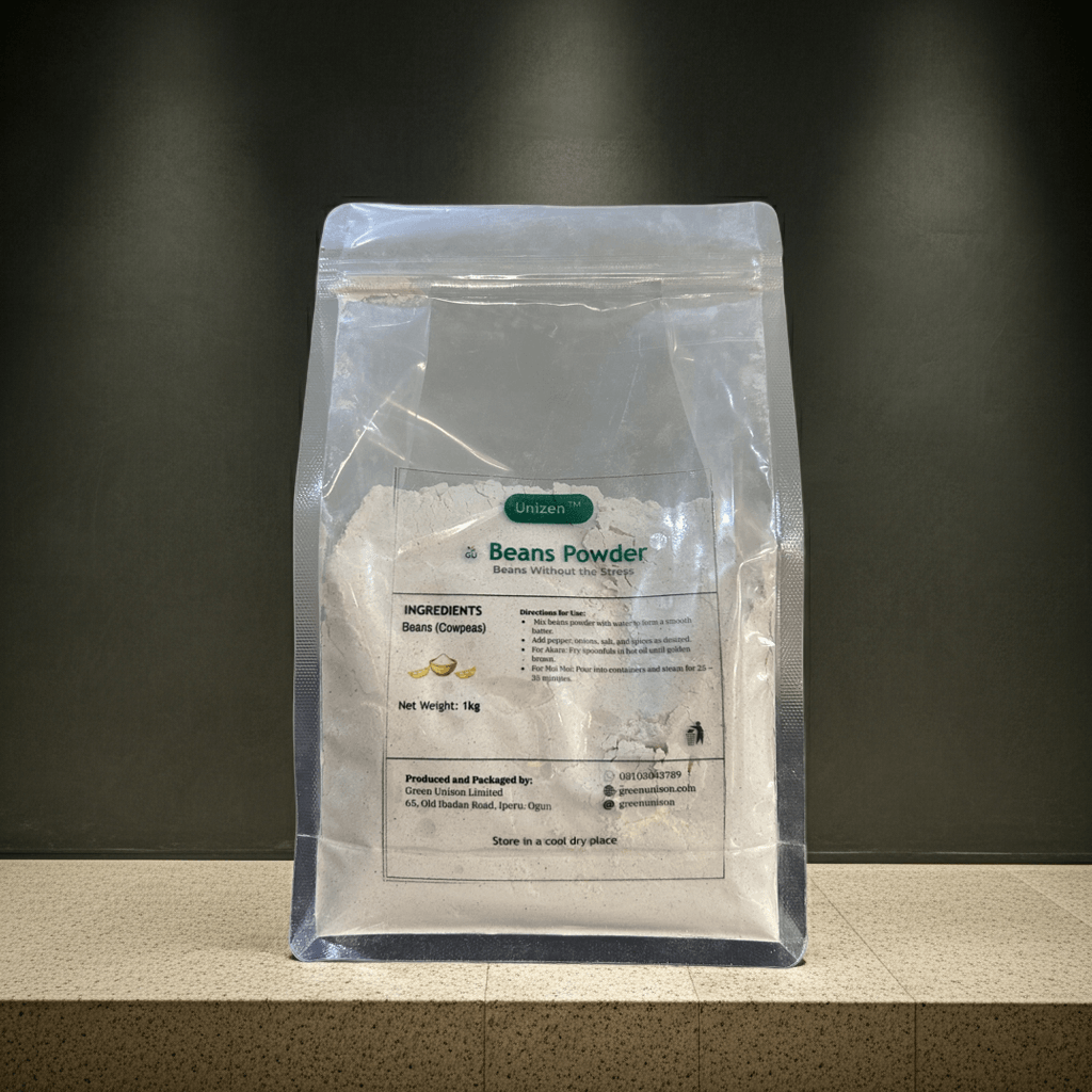 Beans Powder on a Stone Pedestal