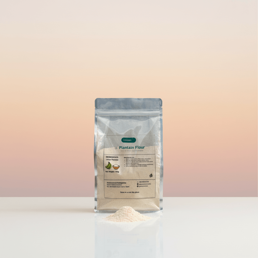 Smooth Plantain Flour in Studio